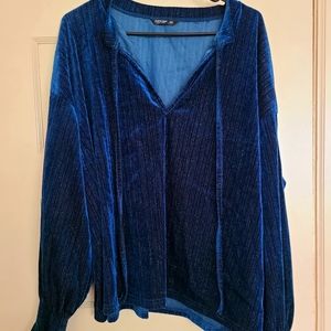 4/$20 Shein 2xl Velveteen Top